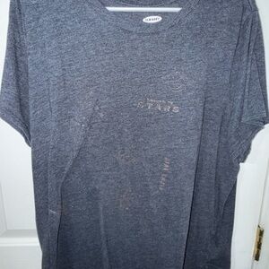 Old Navy women’s  Dark Heather Gray Short Sleeve Crew Tee